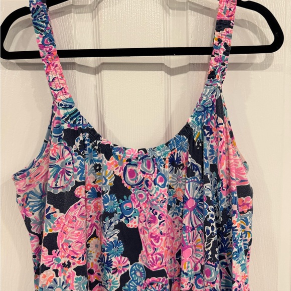 Lilly Pulitzer Vibrant Pink and Navy Mini Dress - Picture 3 of 9